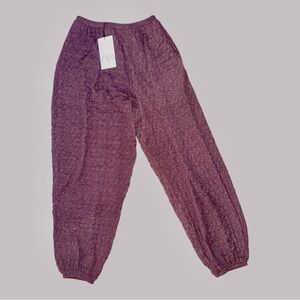 Zara Balloon Baggy purple pants‎ size small